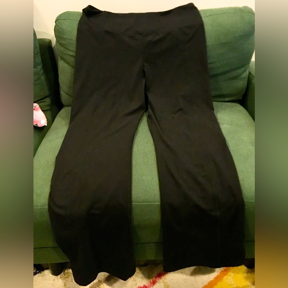 Marika 1x bootcut tummy control black yoga pants